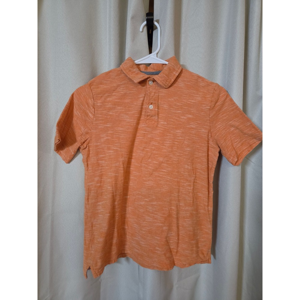 Urban Pipeline Boys Orange Space Dye Ultimate Polo Shirt Size Medium M Cotton